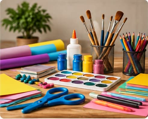 Art and craft supplies
