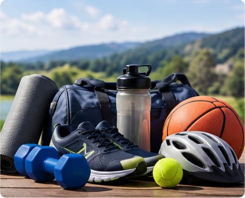 Sports and outdoor essentials